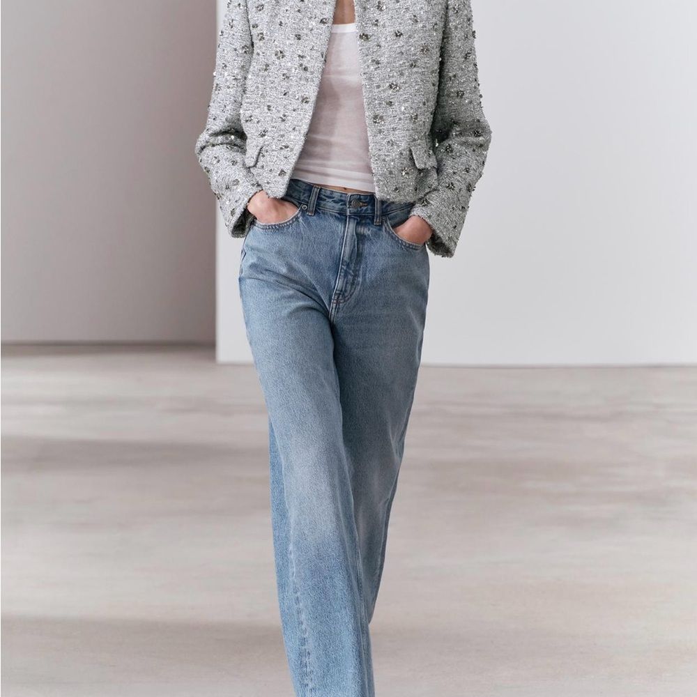 Zara embellished jacket